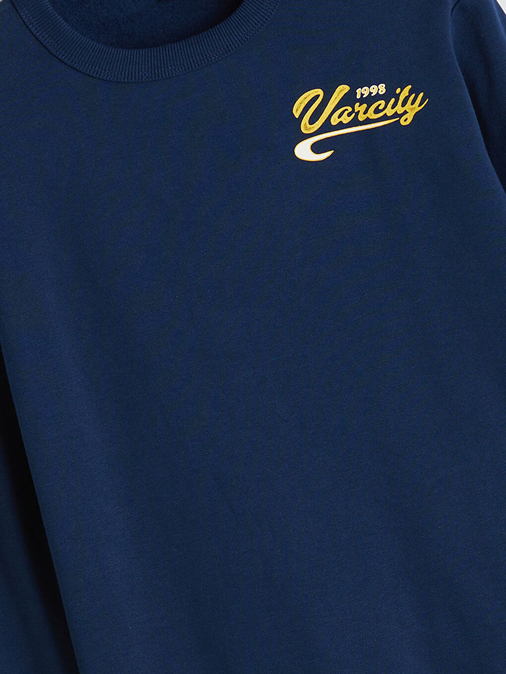 Printed Boys' Thick Sweatshirt-1