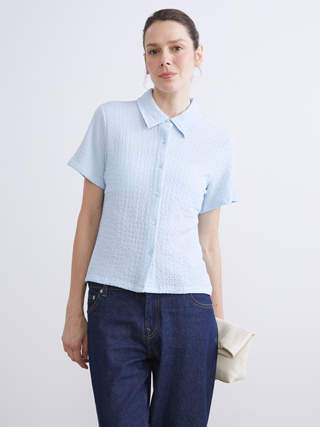 Textured Women's Shirt