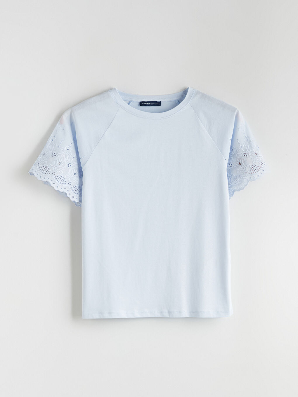 Mavi Bisiklet Yaka Ajurlu Bluz-4