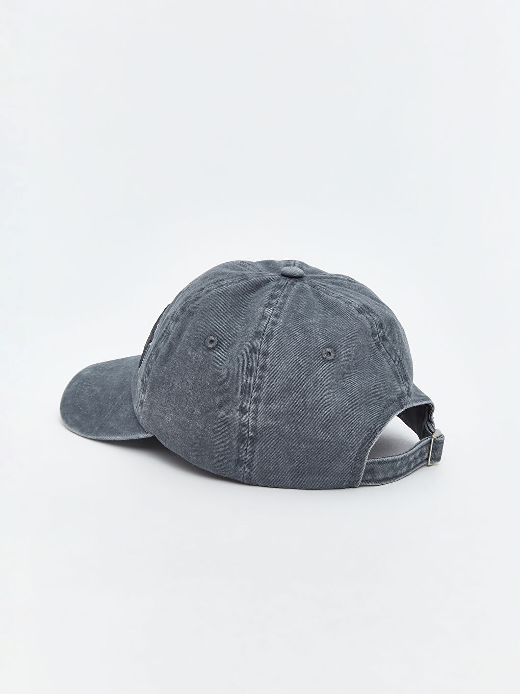 Gri Yazı Nakışlı Kadın Kep Şapka-2