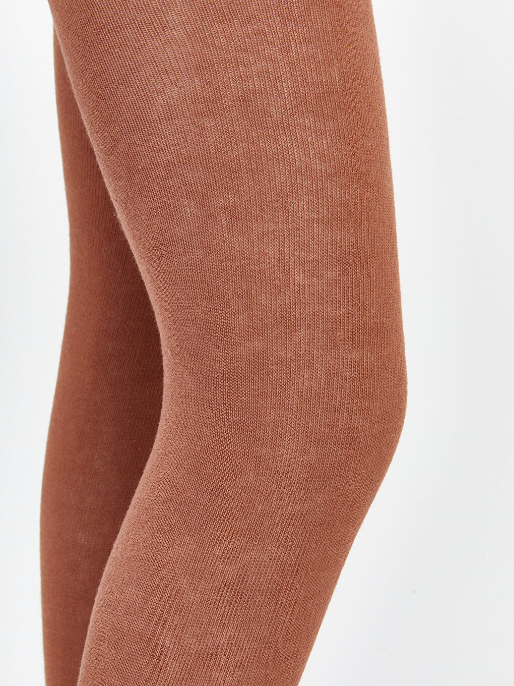 Bej Basic Kız Çocuk Külotlu Çorap 2'li-1
