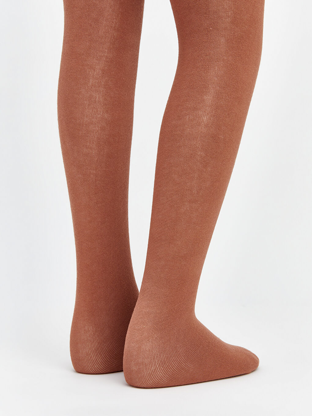 Bej Basic Kız Çocuk Külotlu Çorap 2'li-2