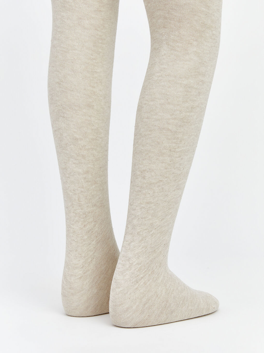 Bej Basic Kız Çocuk Külotlu Çorap 2'li-4