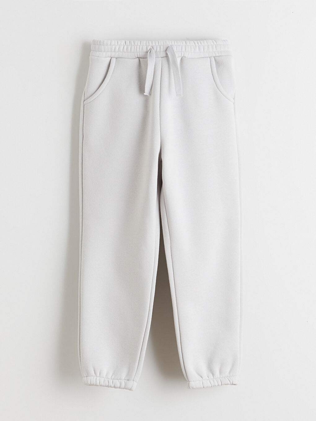 Gri Beli Lastikli Erkek Çocuk Jogger Eşofman Altı