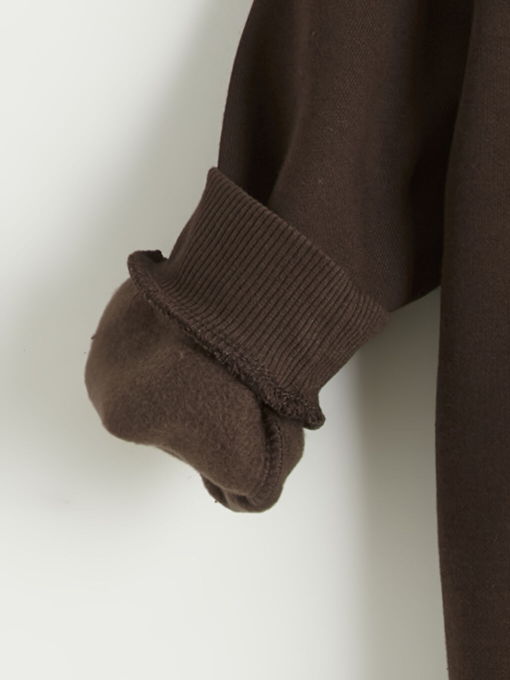 Kahverengi Dinozor Baskılı Erkek Çocuk Sweatshirt ve Eşofman Altı-2