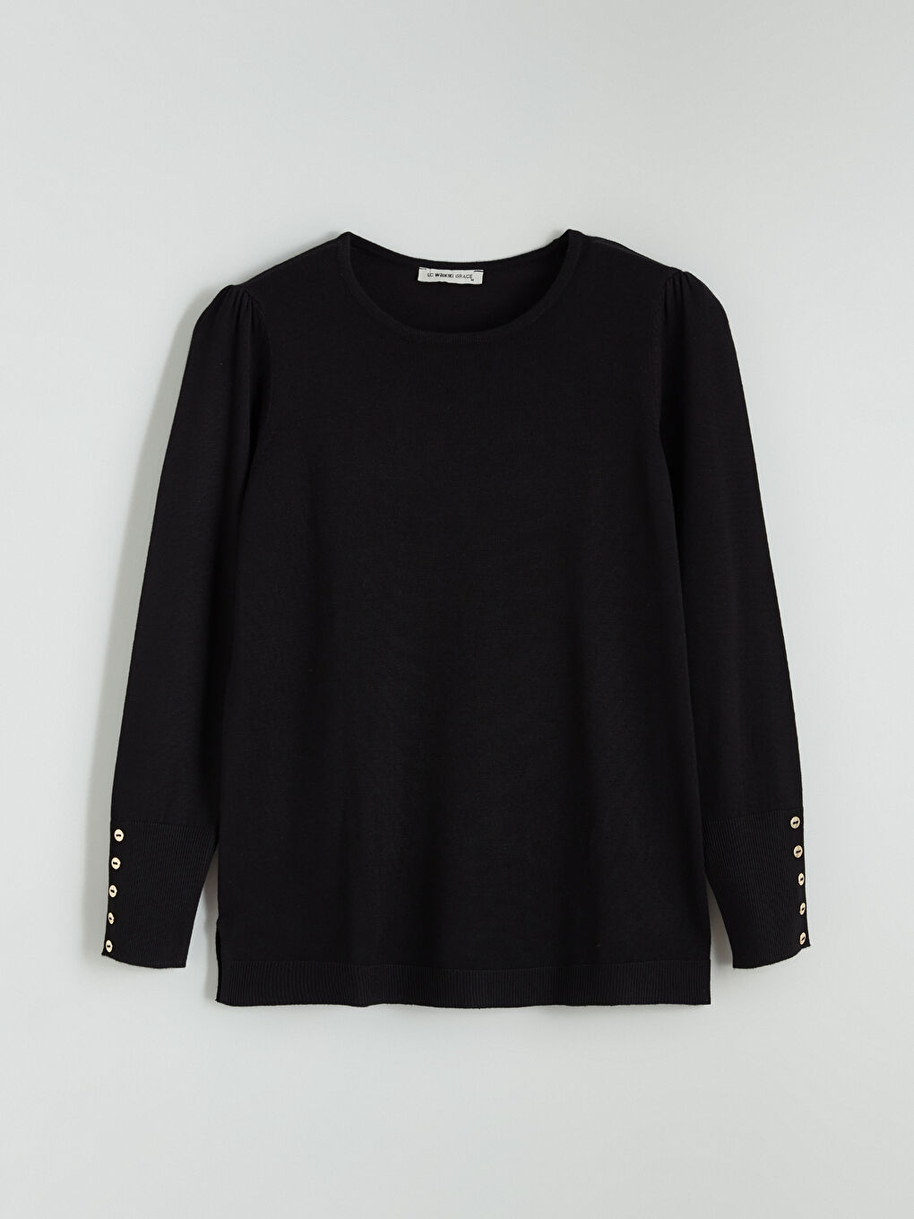 Crew Neck Women's Knitwear Sweater-4