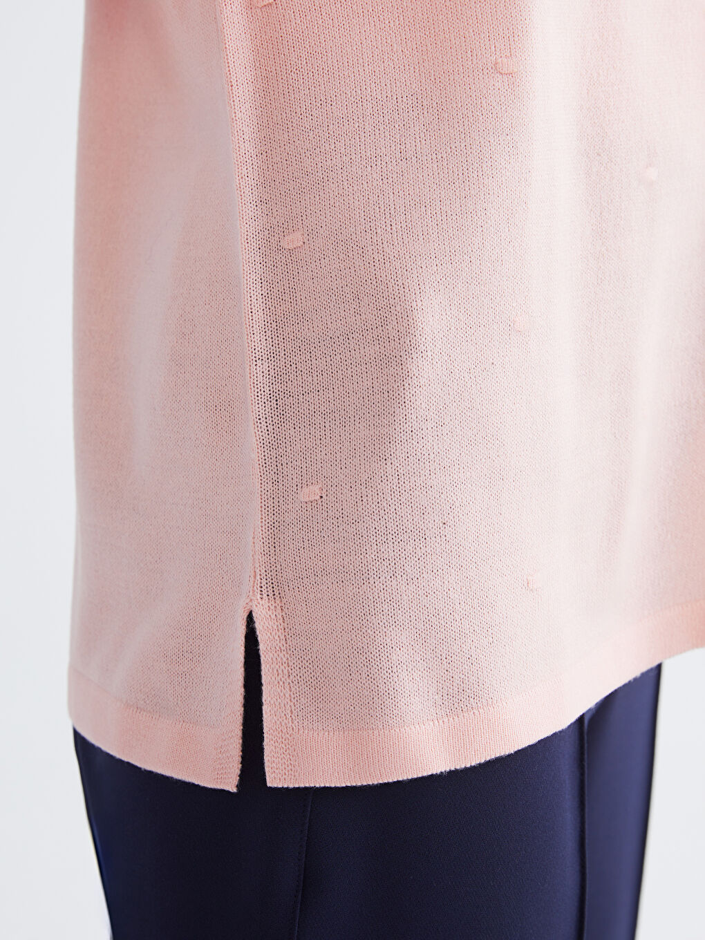 بلوز یەخە خڕ نەخشدار بۆ ژنان تریکۆ-2