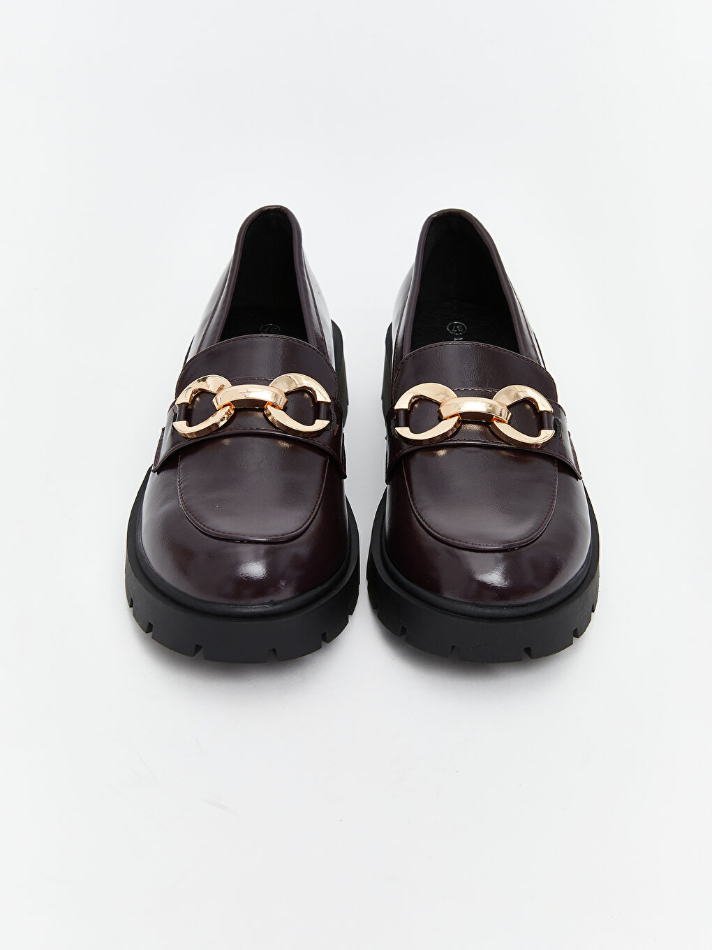 Žena BORDO Loaferice-2