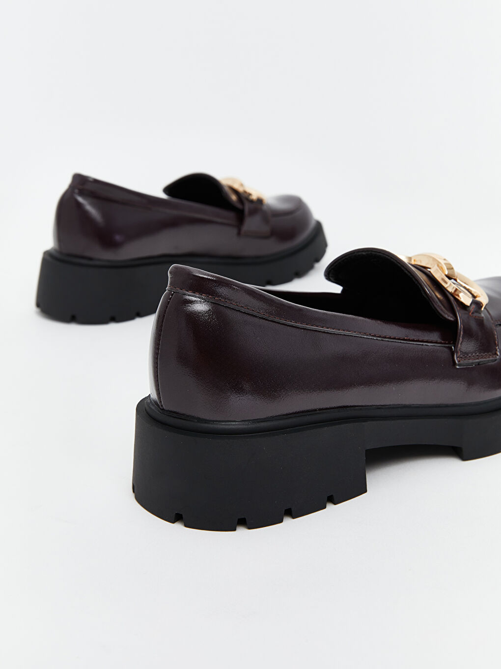 Žena BORDO Loaferice-4