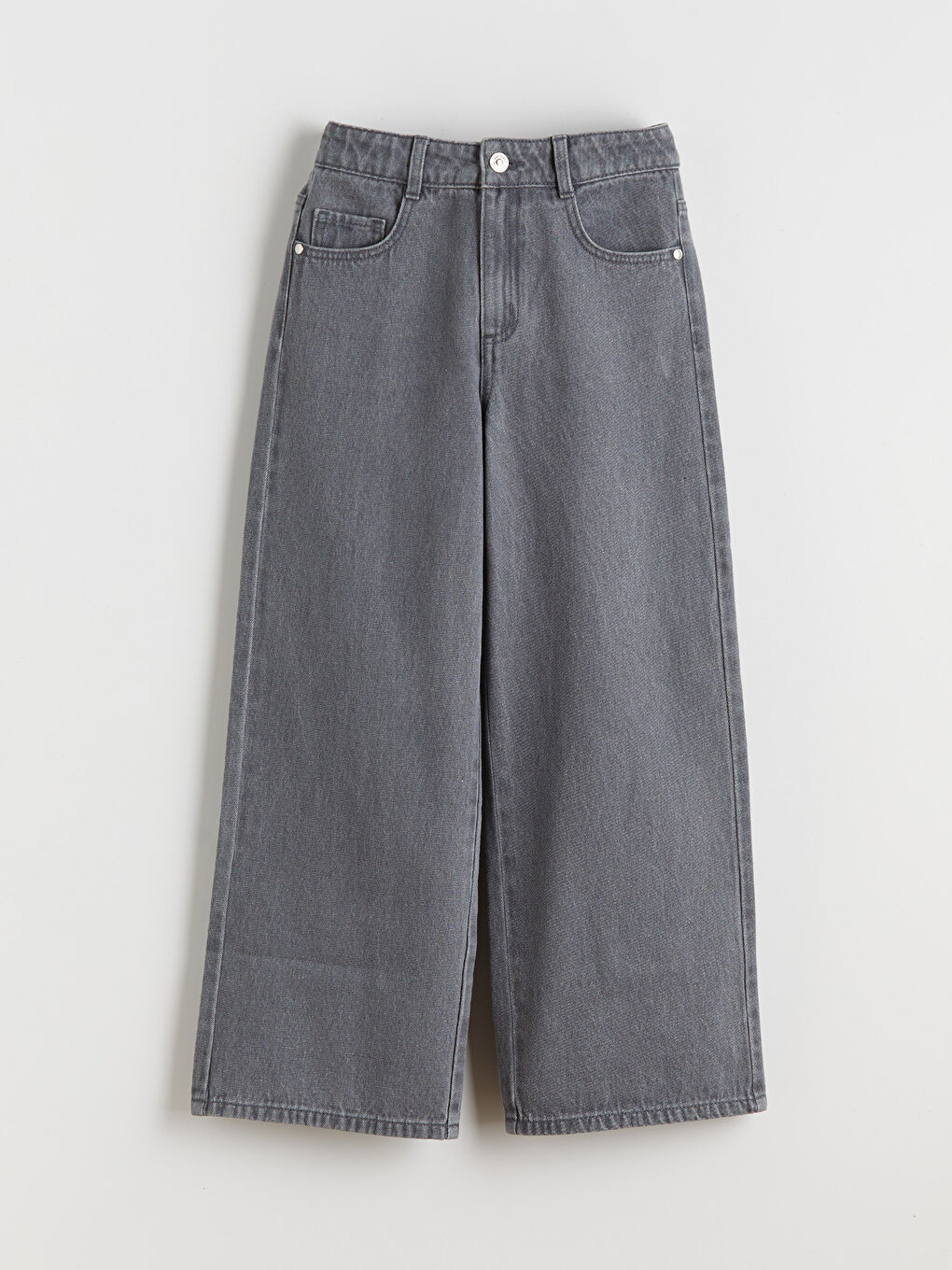 Кең балақ қыздарға арналған джинс шалбар