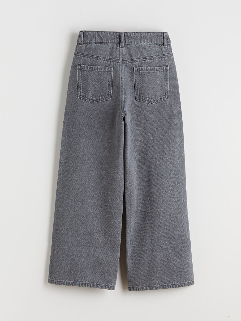 Кең балақ қыздарға арналған джинс шалбар-1