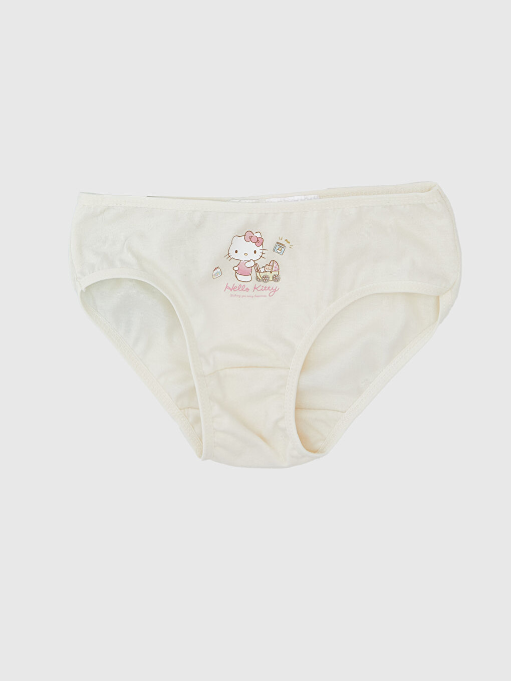 Ekru Hello Kitty Baskılı Kız Çocuk Külot