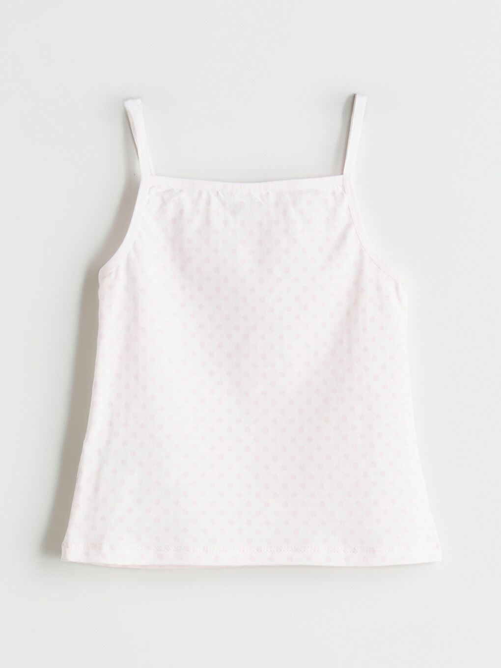 Pembe Kare Yaka Hello Kitty Baskılı Kız Çocuk Atlet 2'li-3