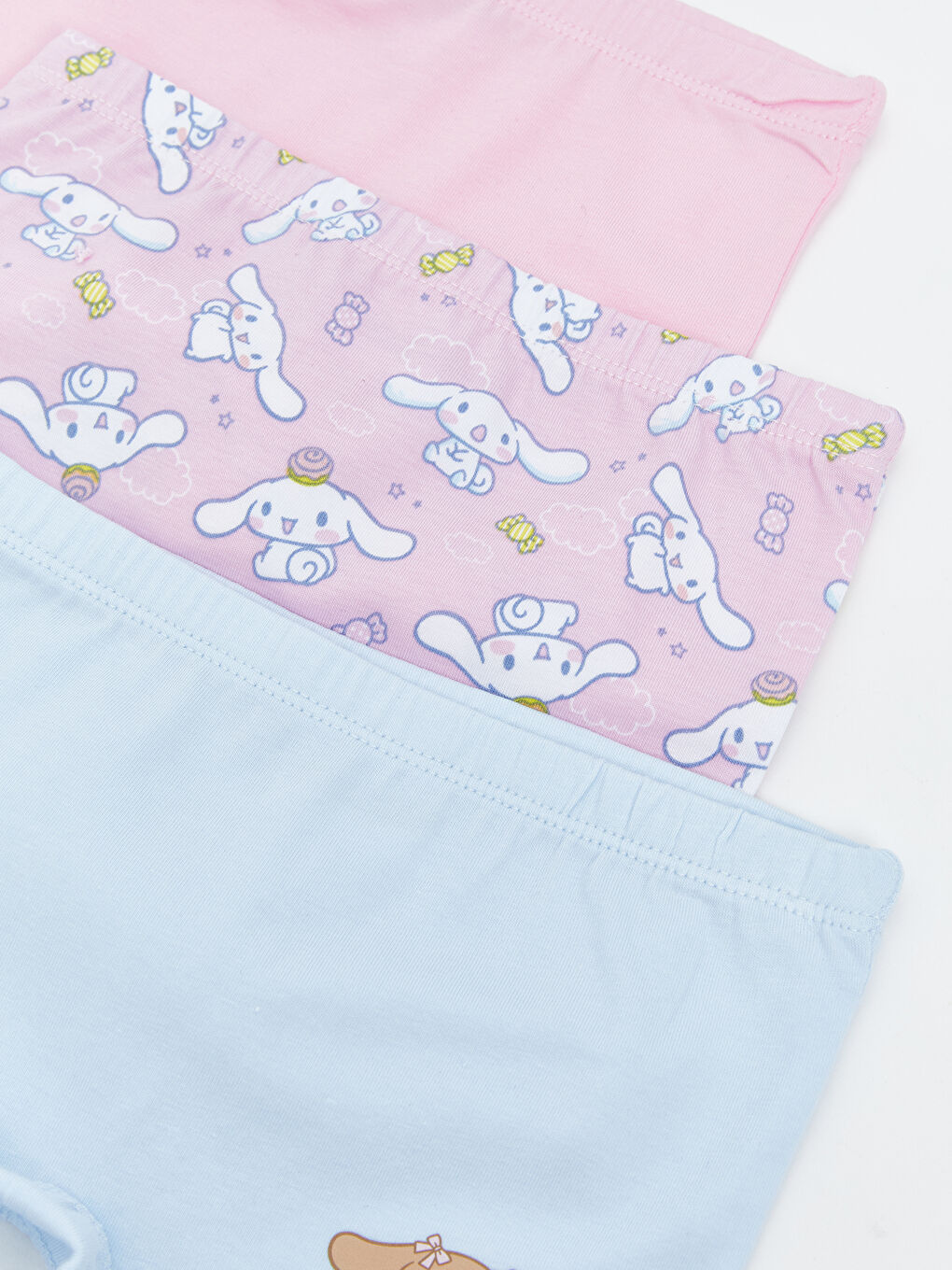 LCW Kids Hello Kitty Printed Girls' Boxer Trunks 3-Pack -W5JM21Z1-QXB