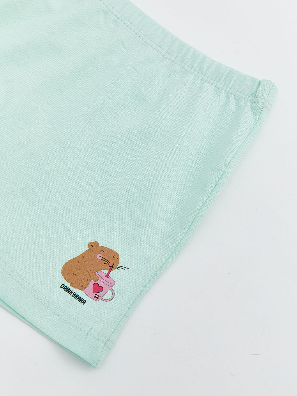 Turkuaz Baskılı Kız Çocuk Boxer-2