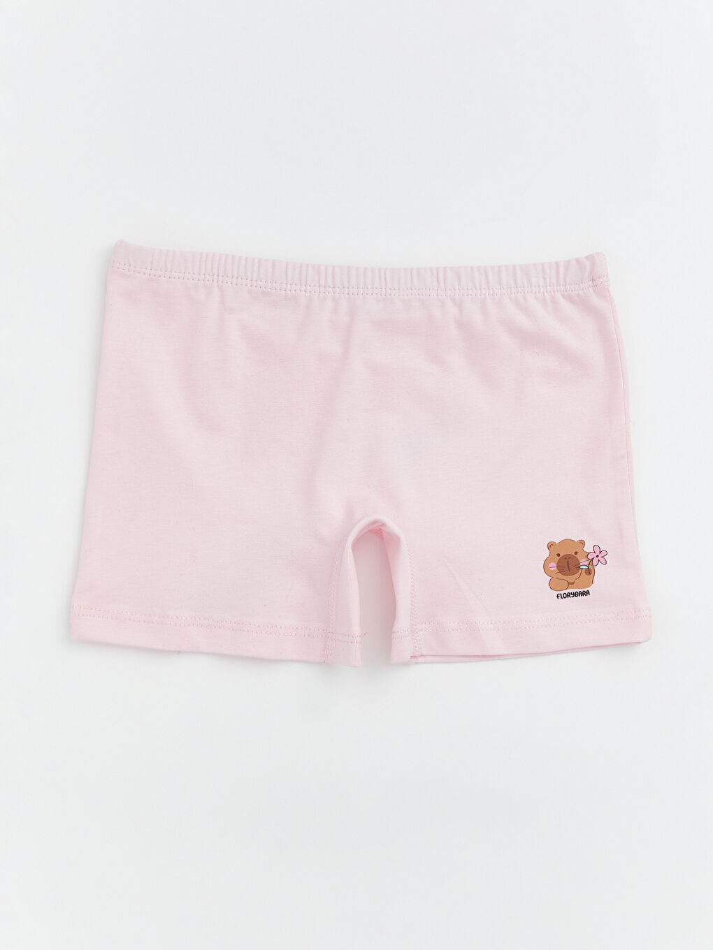 Pembe Baskılı Kız Çocuk Boxer