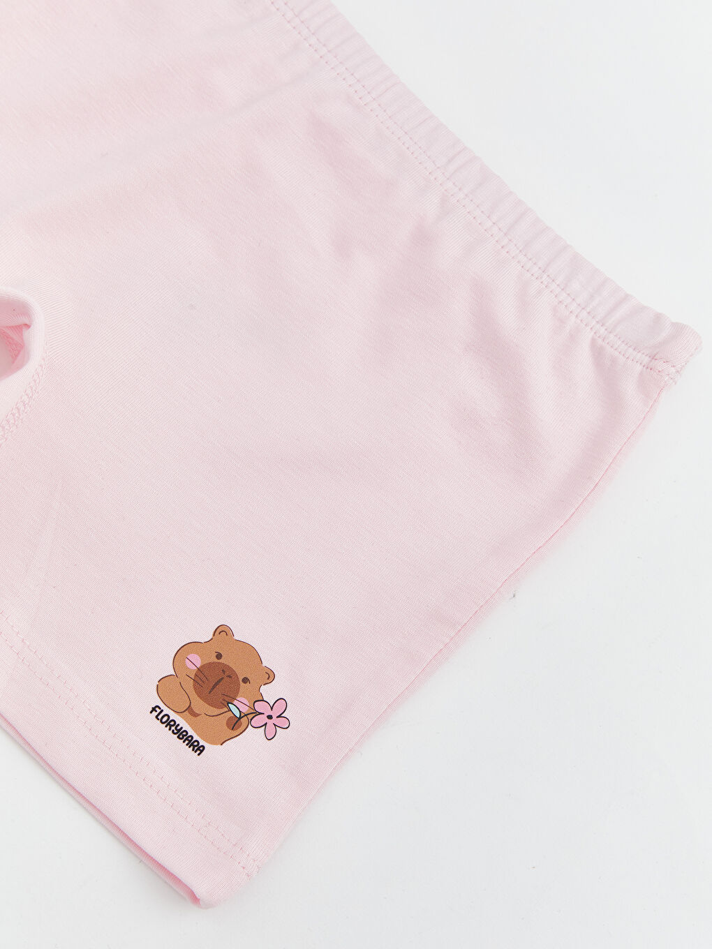 Pembe Baskılı Kız Çocuk Boxer-2