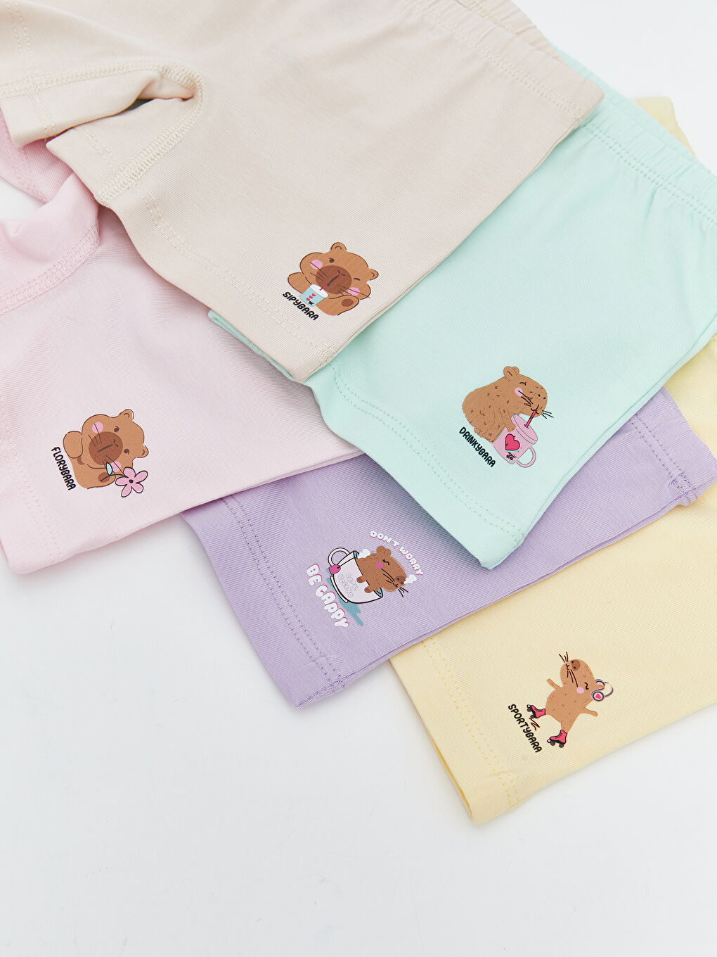 LCW Kids سراويل بوكسر للبنات مطبوعة ٥ باكات -W5JM33Z1-FZE