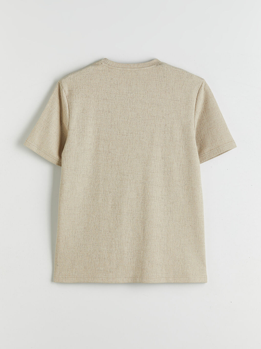 T-shirt pour Hommes en Jersey à Col Rond-5