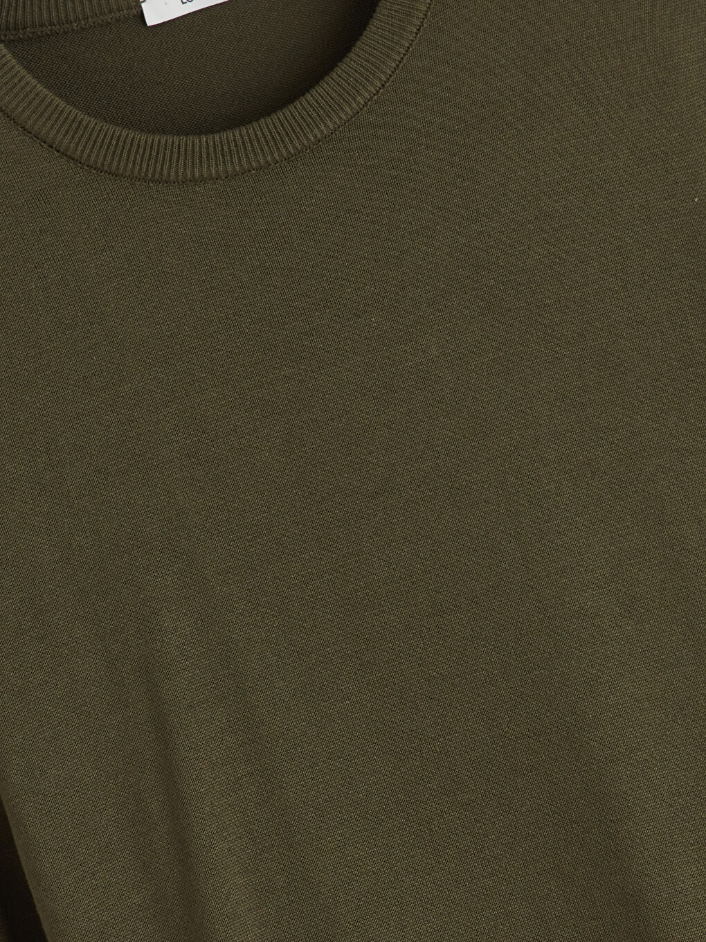 Haki Bisiklet Yaka Erkek Triko Kazak-5