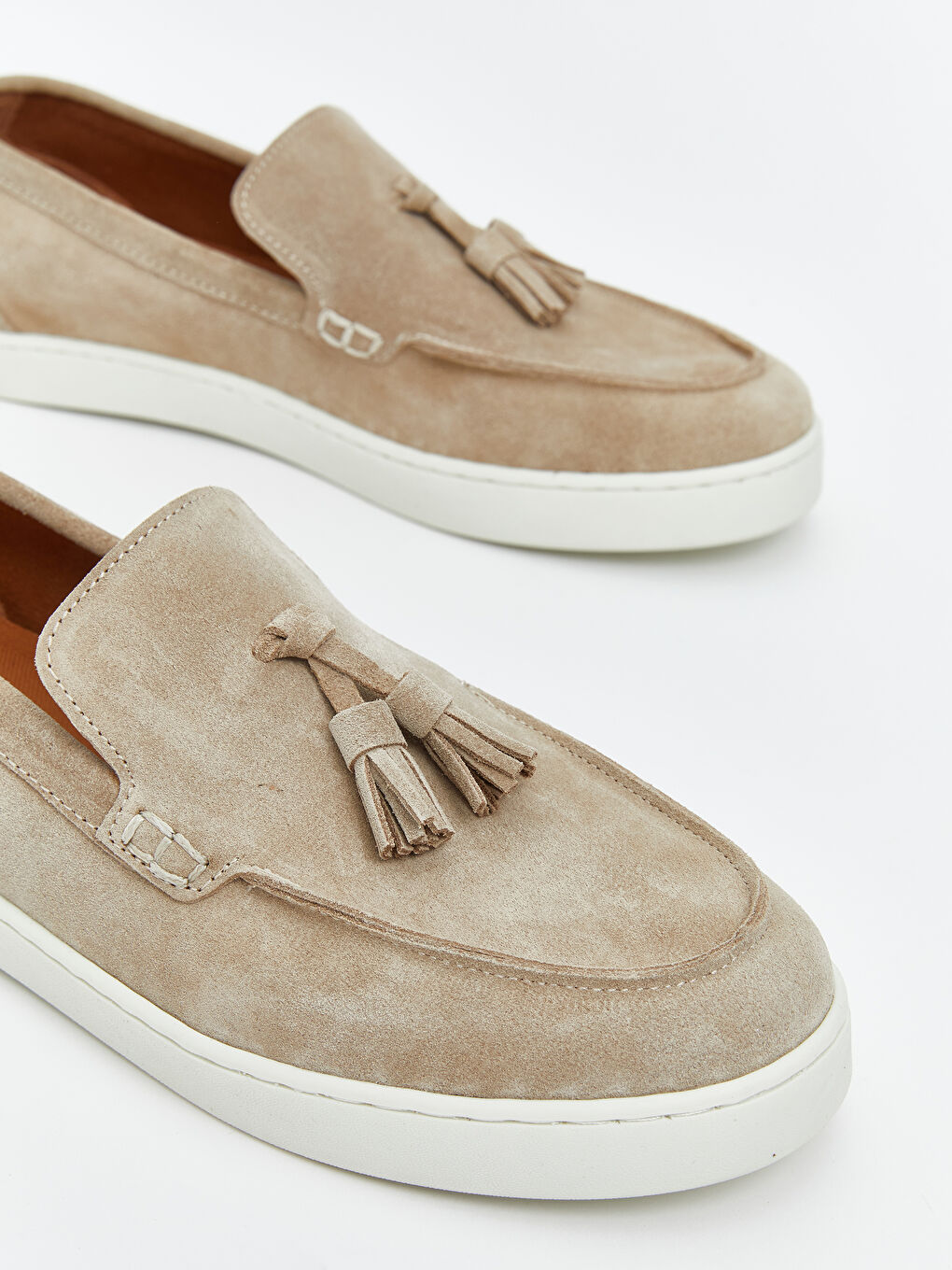 Bej Püskül Detaylı Erkek Laafer-2