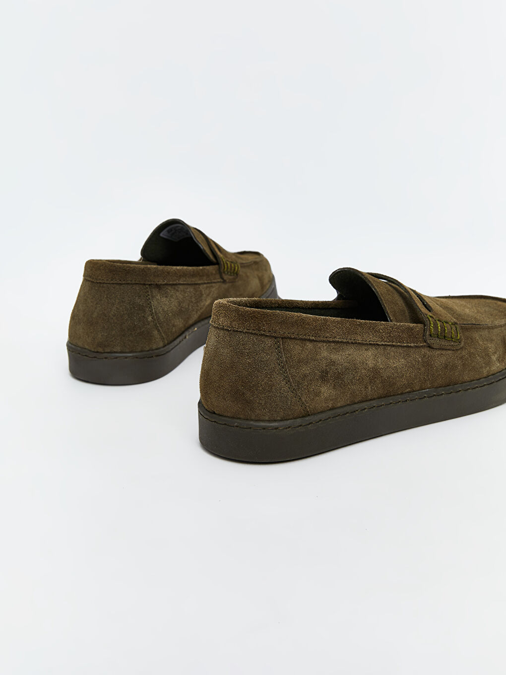 Haki Süet Erkek Klasik Ayakkabı-4