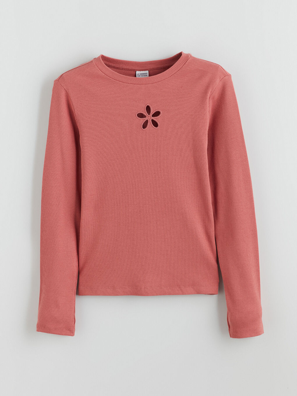 Crew Neck Printed Girls' T-Shirt