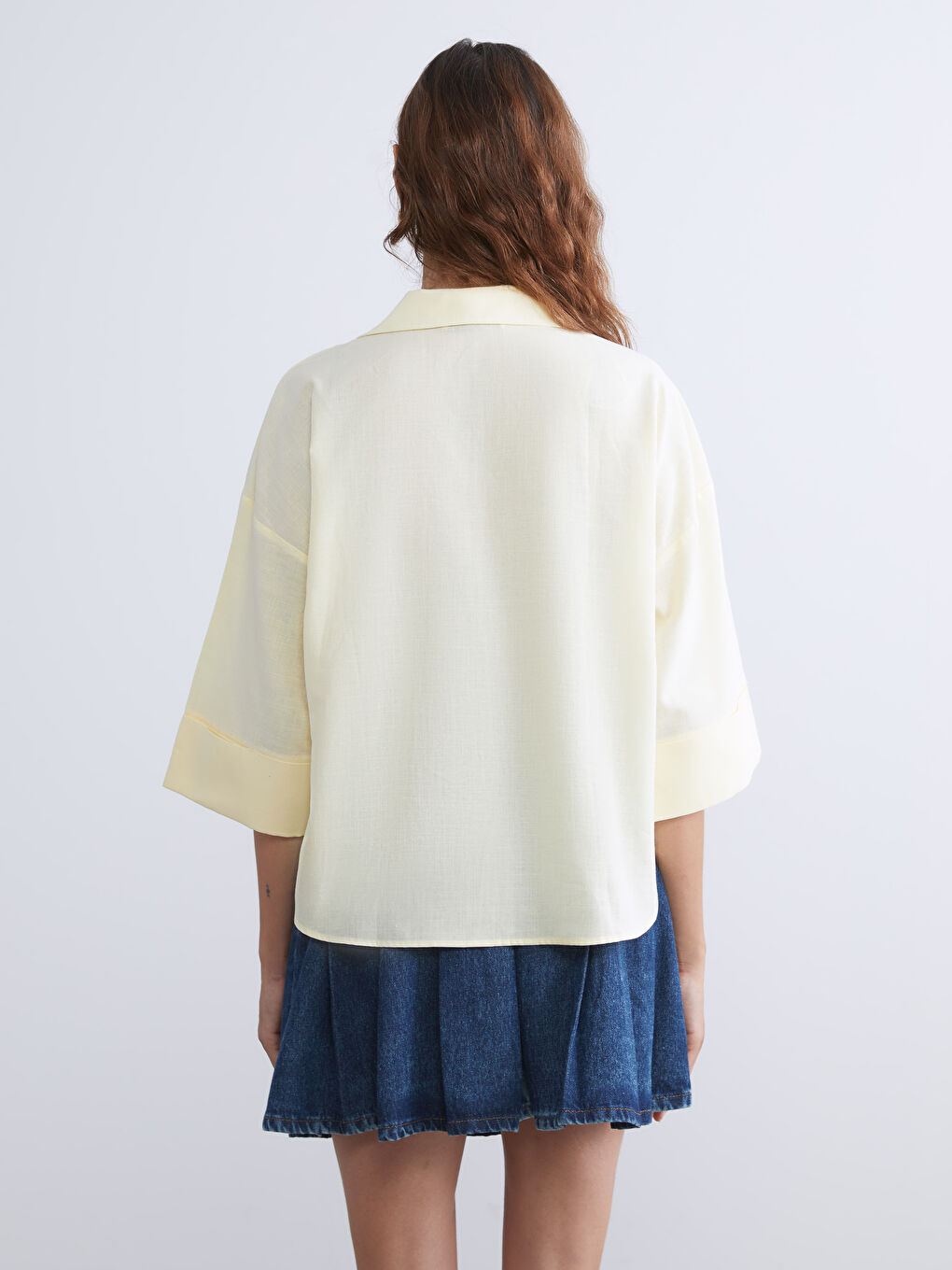 LCW Vision Oversize Women's Shirt -W5JM75Z8-ZRX