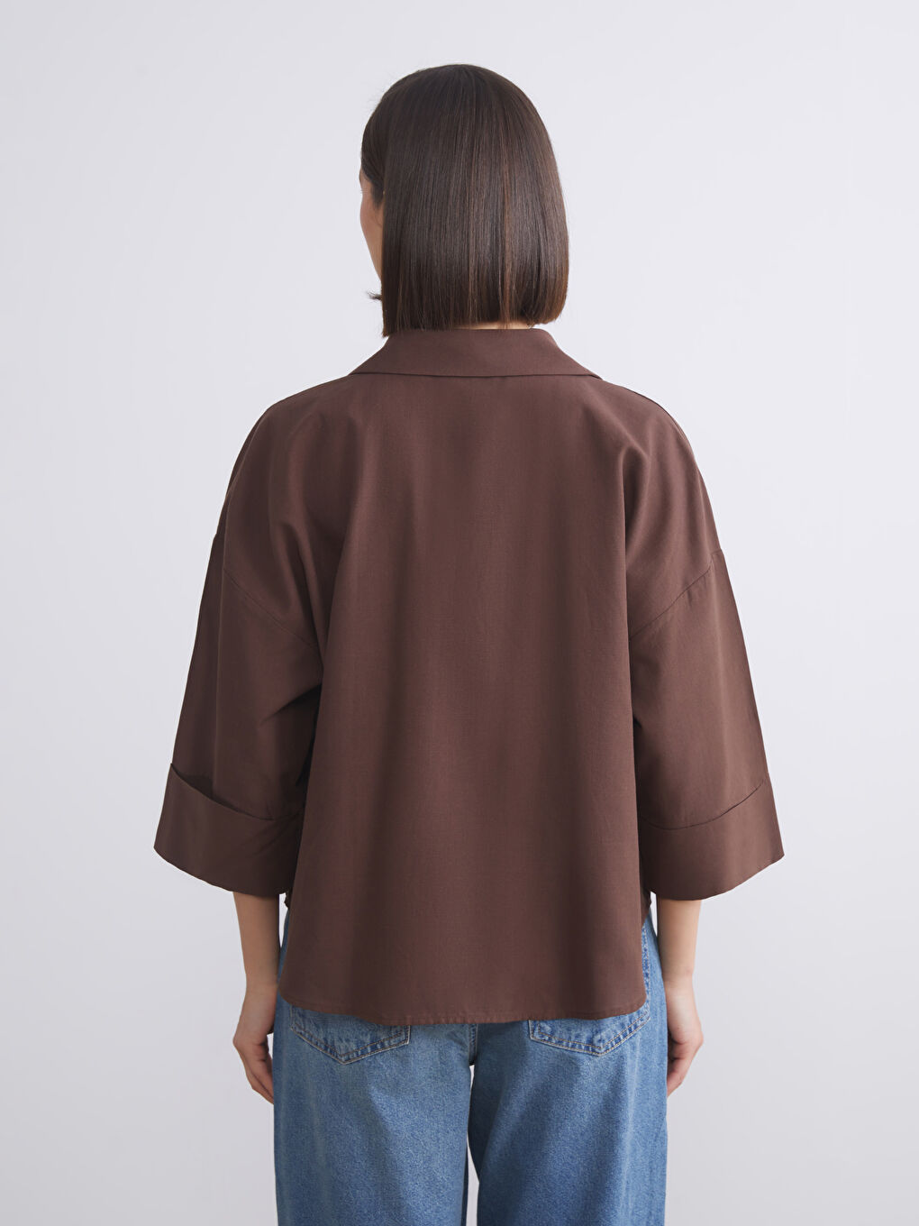 LCW Vision Oversize Women's Shirt -W5JM75Z8-HJN