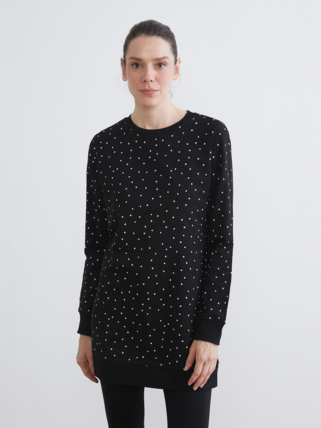 Жінка ЧОРНИЙ Світшот-туніка