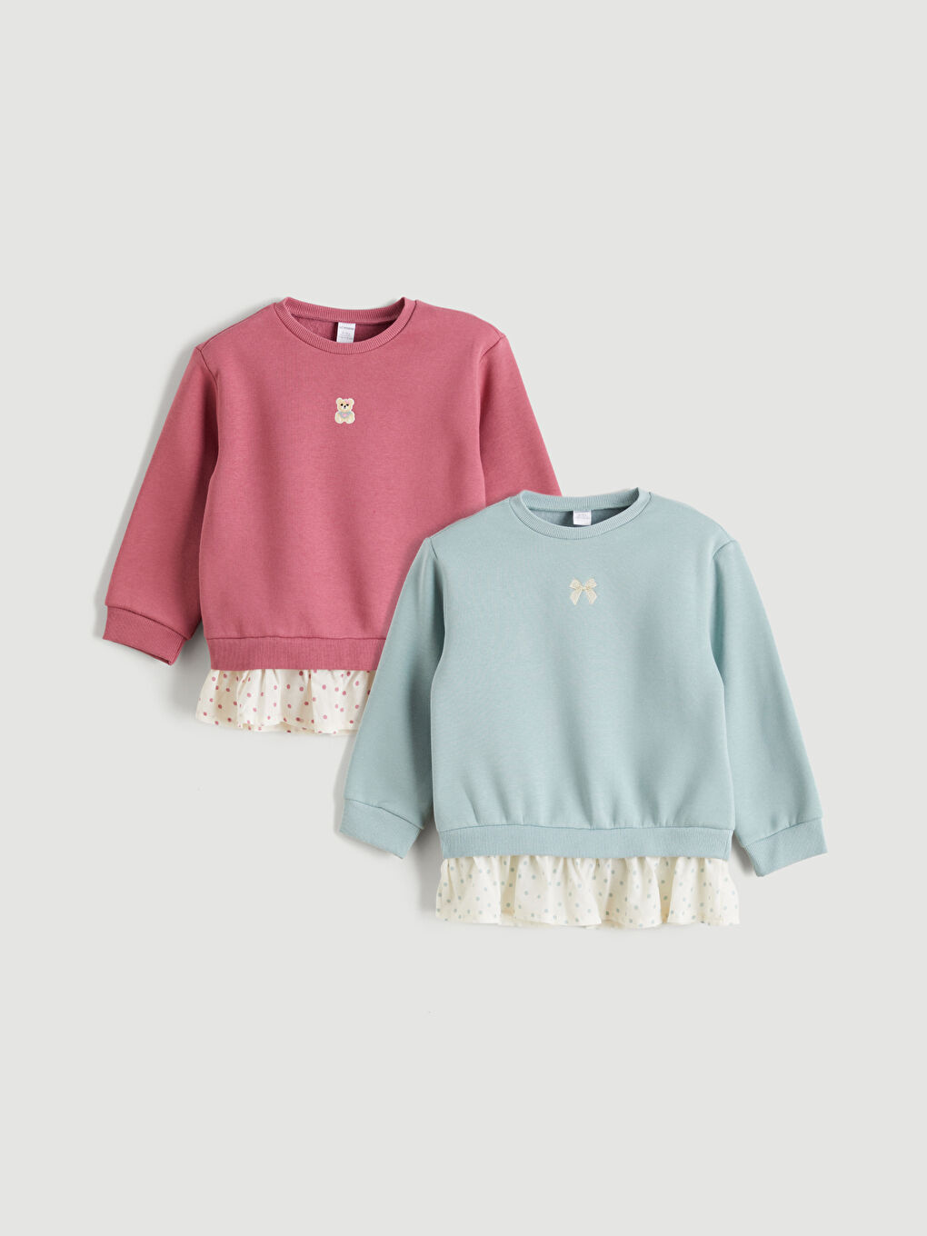 Қыздар көгілдір Свитшот-1