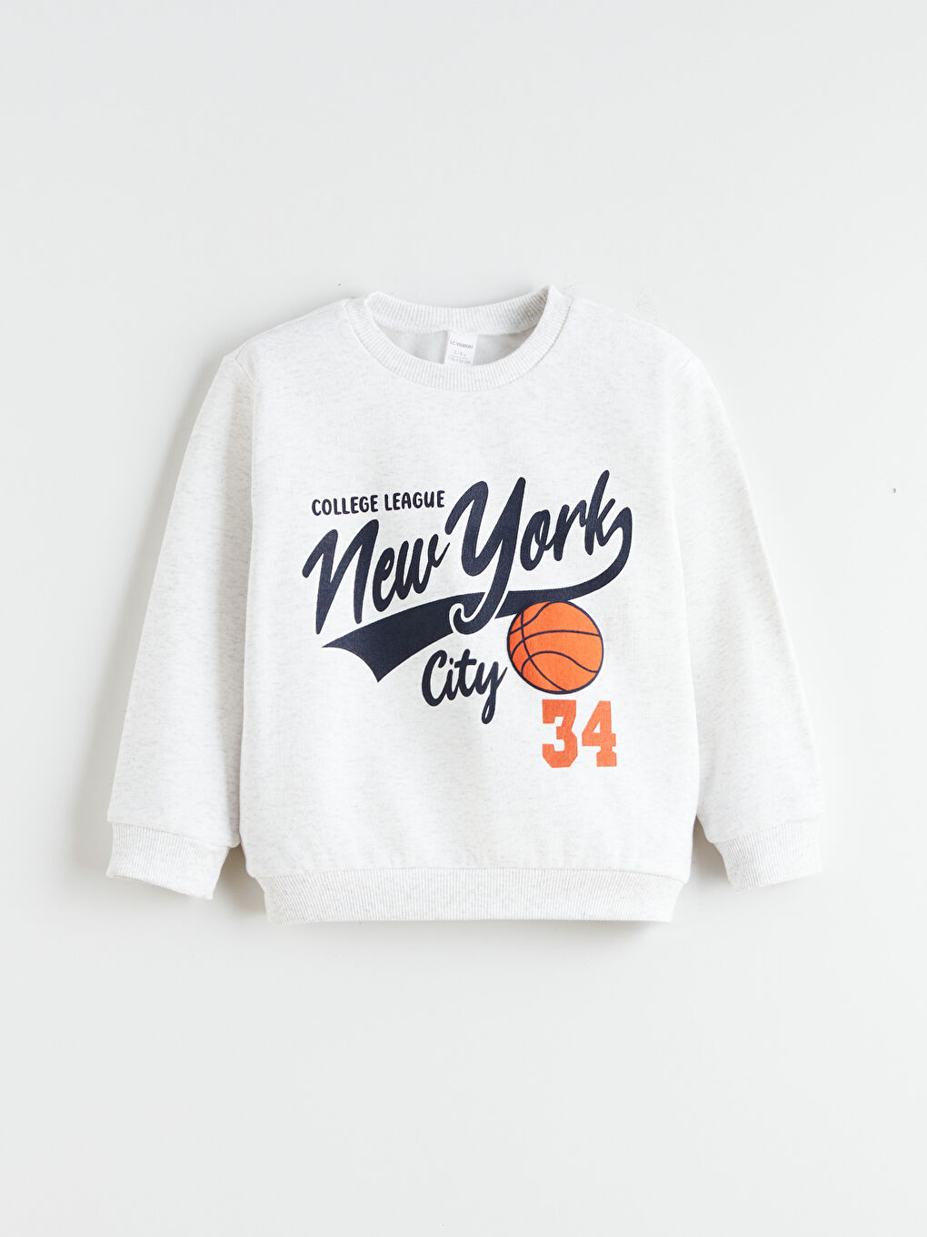 Beyaz Erkek Çocuk Sweatshirt ve Jogger Eşofman Altı 2'li-1