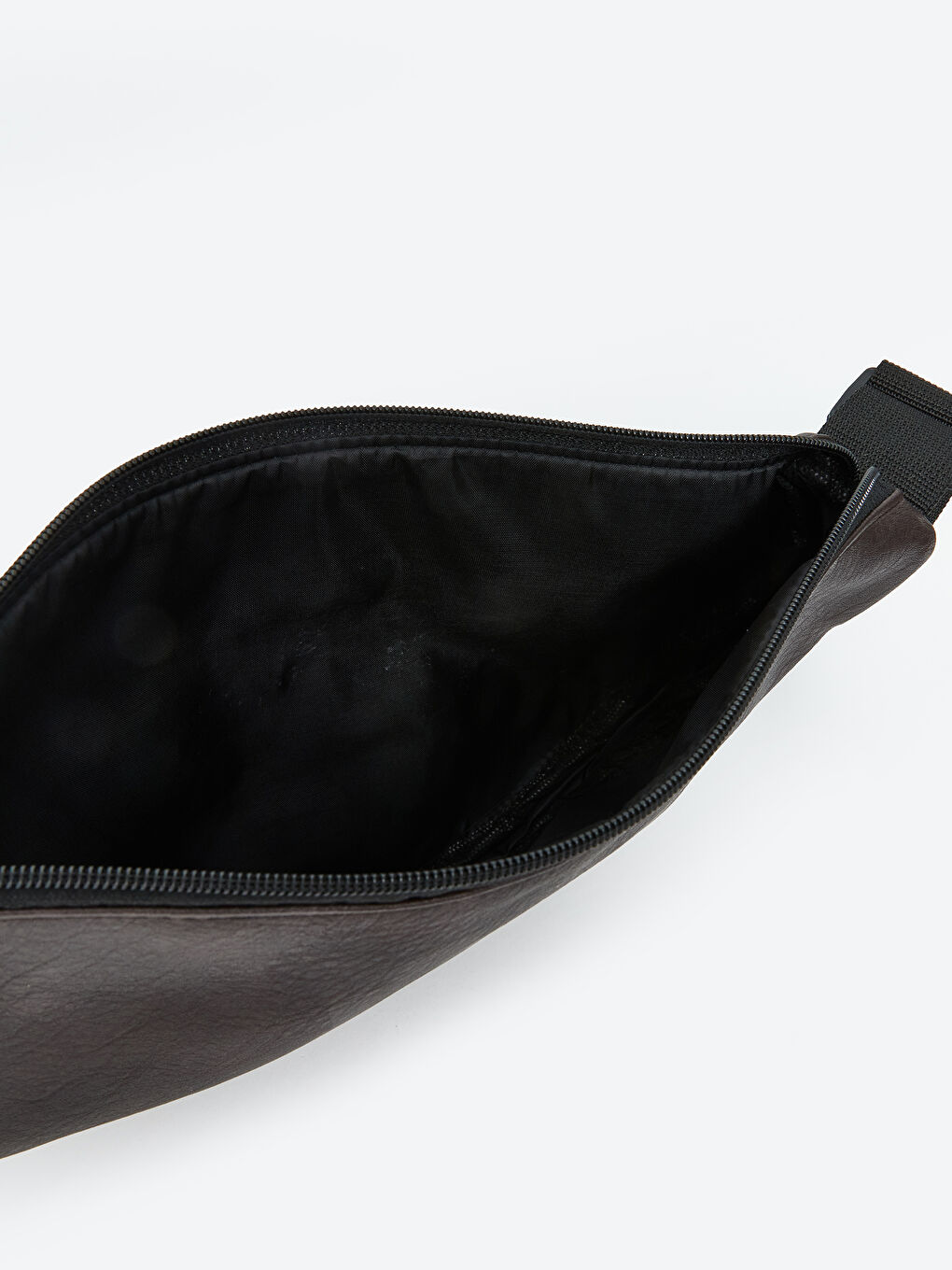 Siyah Deri Görünümlü Kadın Kol Çantası-3