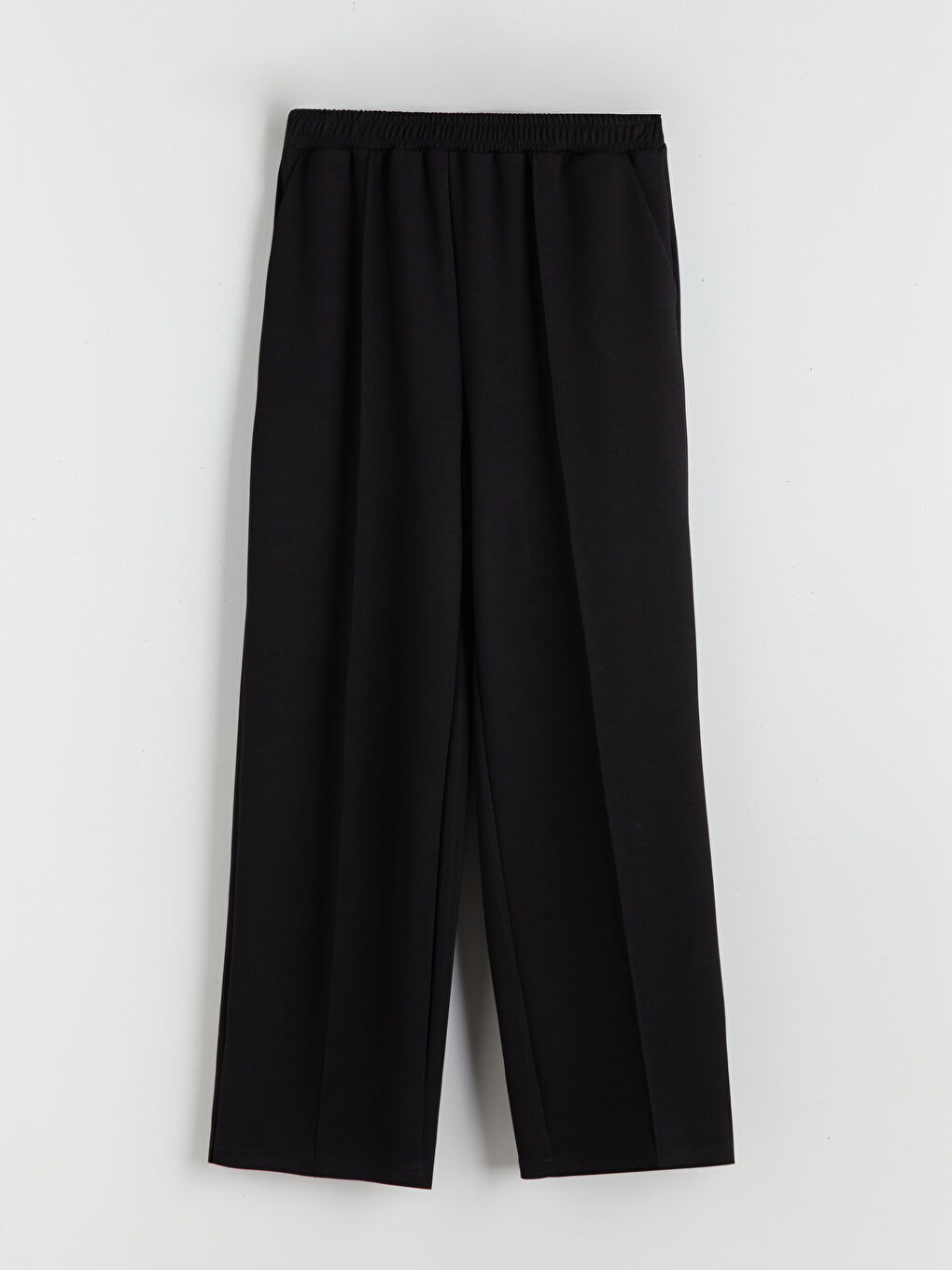 Siyah Beli Lastikli Soft Touch Kadın Eşofman Altı-4