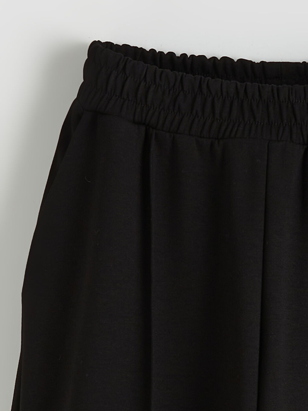 Siyah Beli Lastikli Soft Touch Kadın Eşofman Altı-5