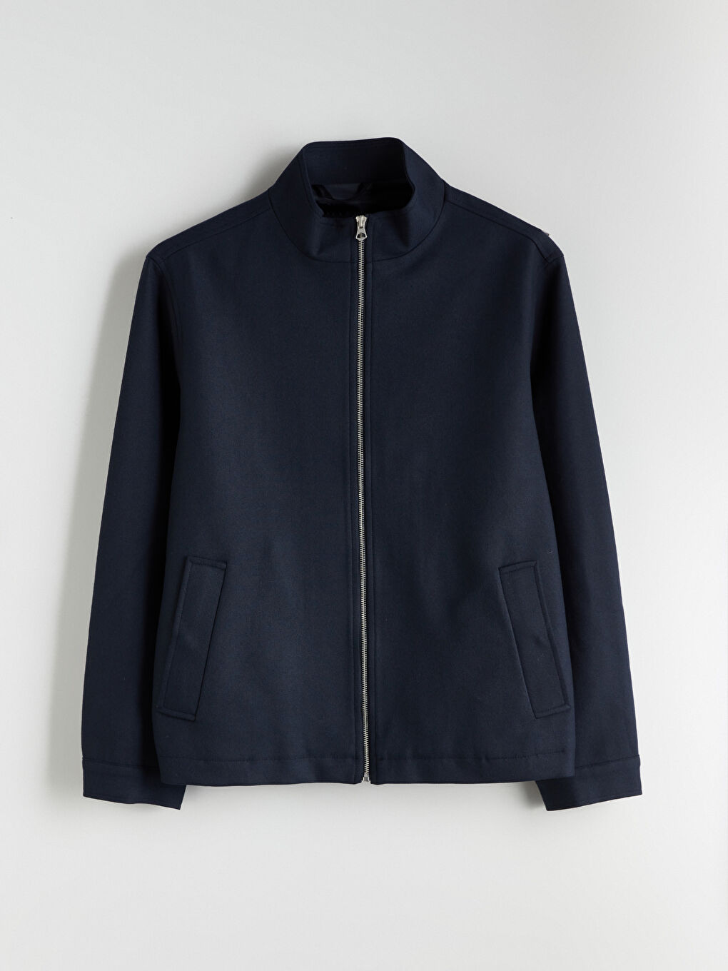 მამაკაცები მუქი ლურჯი ქურთუკი-6