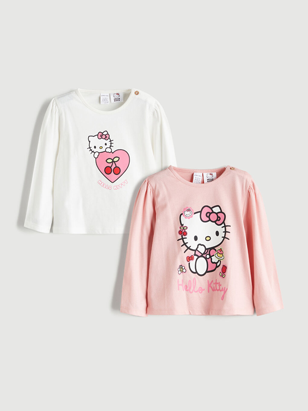 LCW baby Baby Girl ECRU T-Shirt -W5JN42Z1-FDV