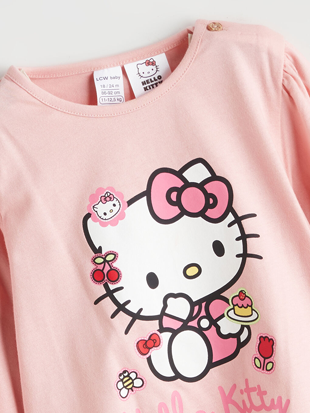 LCW baby Baby Girl ECRU T-Shirt -W5JN42Z1-FDV