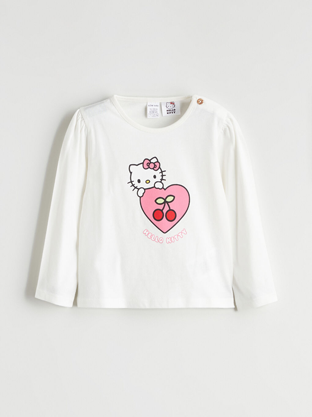 LCW baby Baby Girl ECRU T-Shirt -W5JN42Z1-FDV