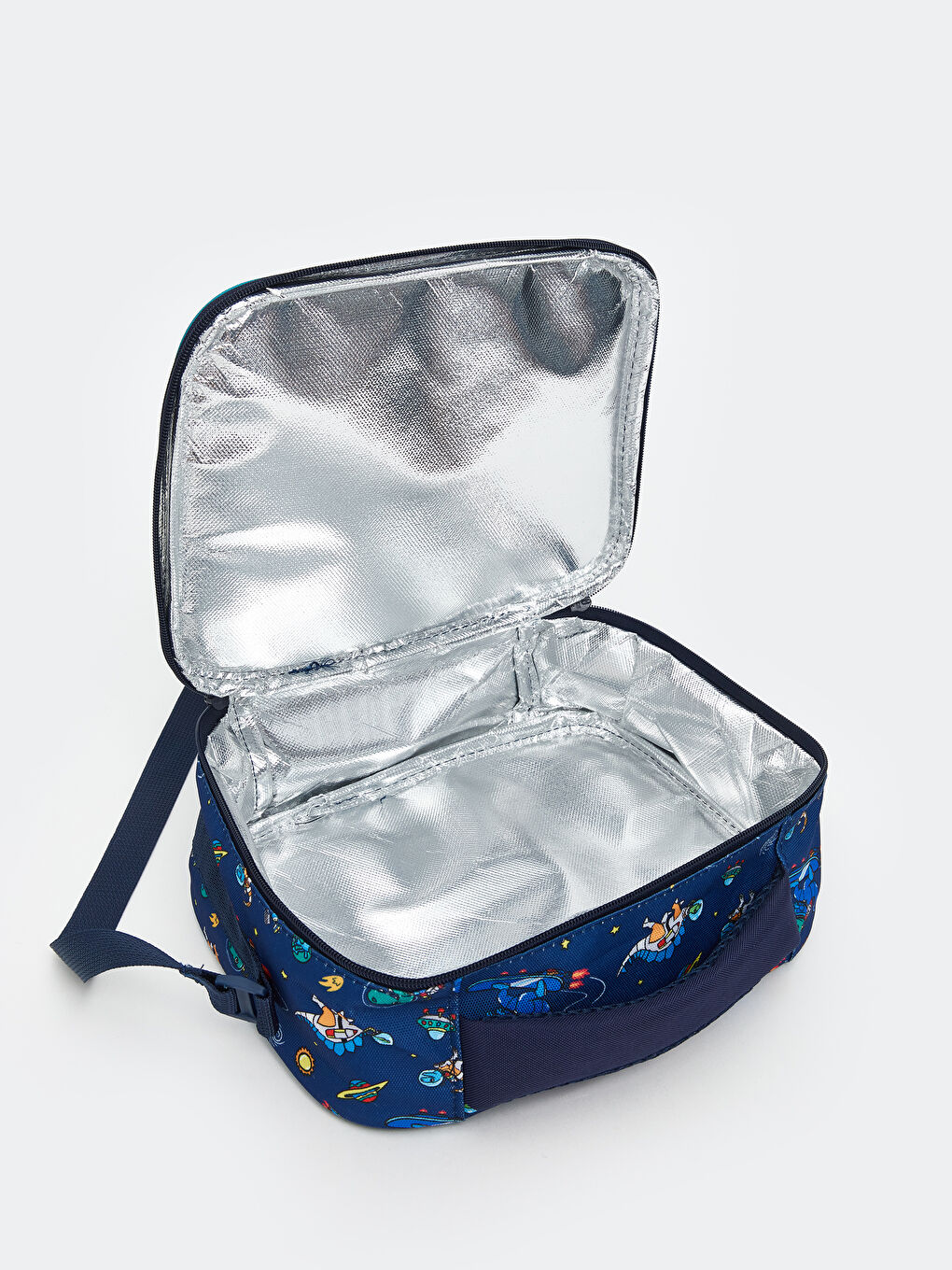 Karışık Uzay Baskılı Erkek Çocuk Beslenme Çantası-2