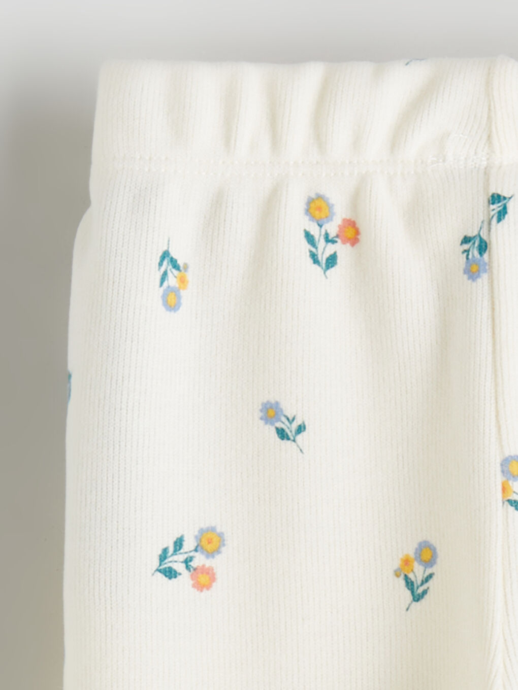 سروال ضيق بنات بخصر مطاطي زهري-2