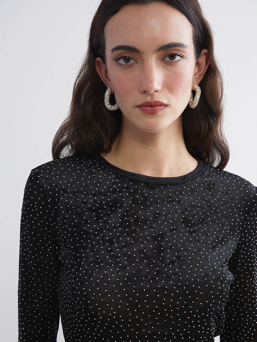 ქალი ანტრაციტი ბლუზი-2