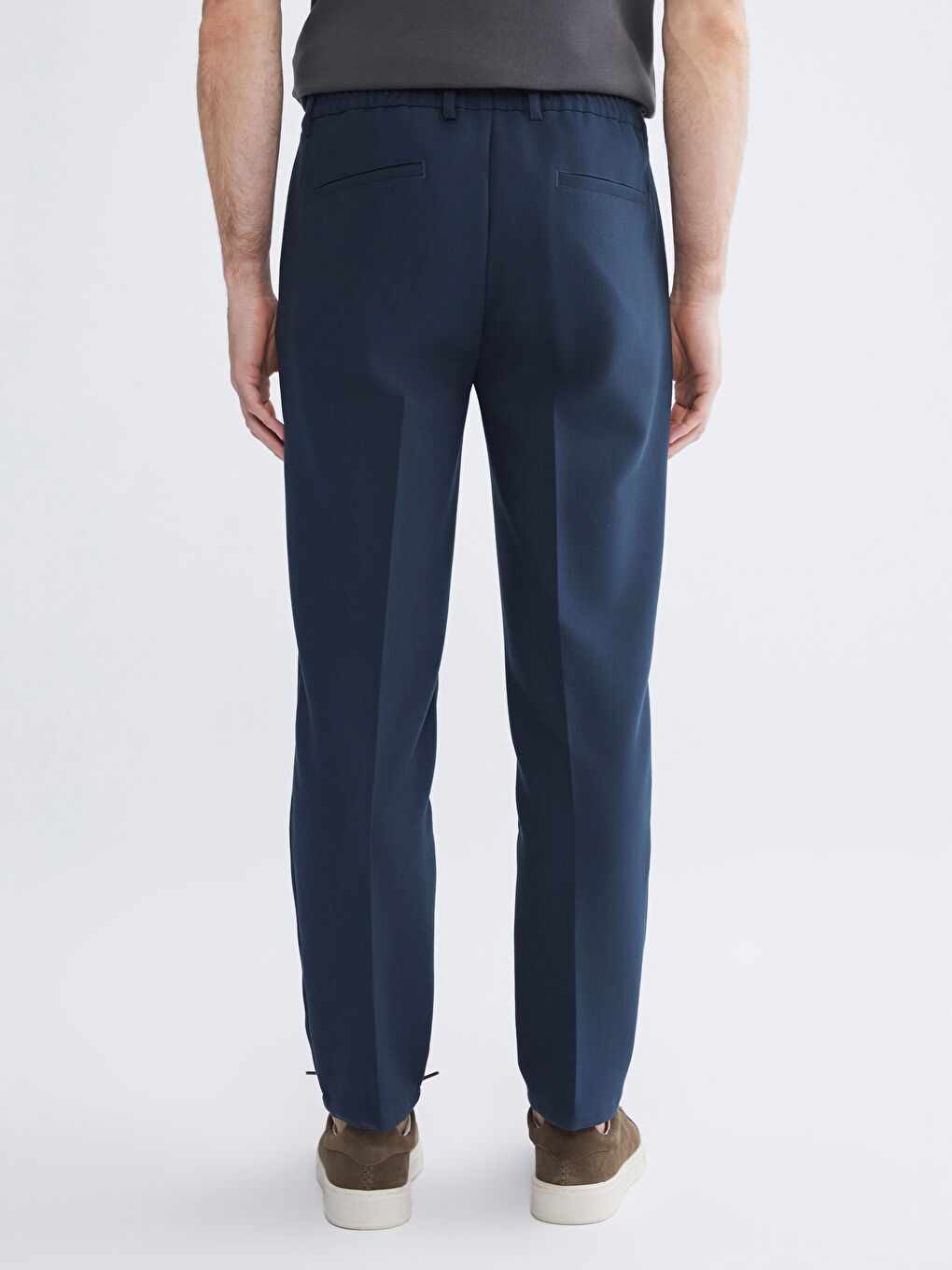 Petrol Standart Kalıp Erkek Pantolon-8