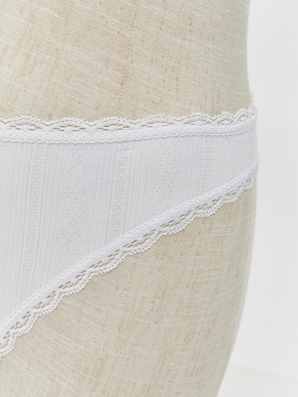 LCW Young Woman WHITE Underwear Set -W5JO07Z8-FFB