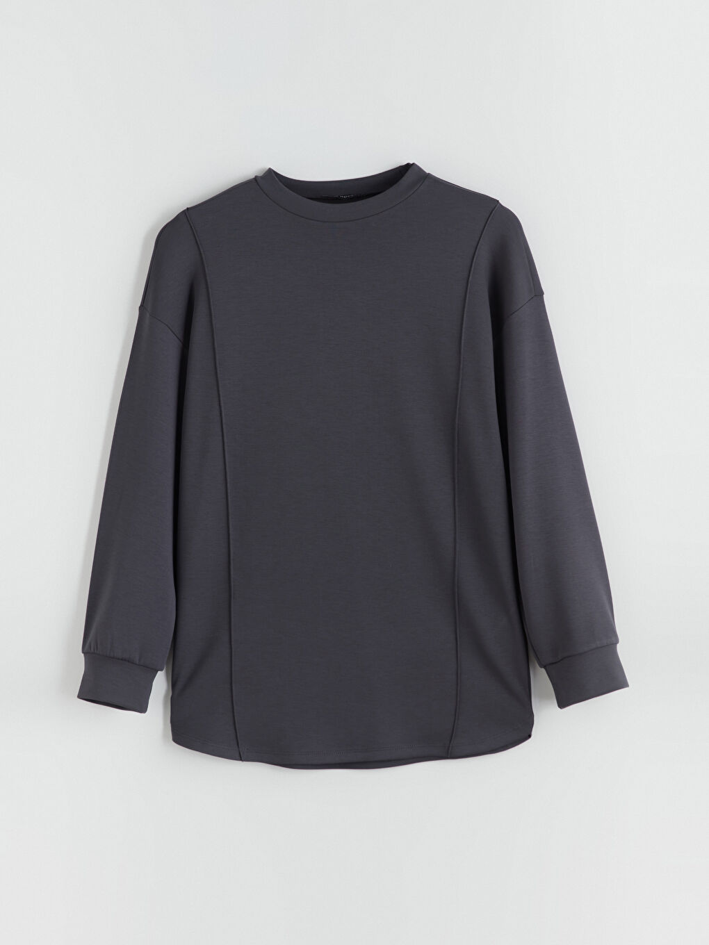 LCW Modest Crew Neck Women's Sweatshirt Tunic -W5JO32Z8-R4Q