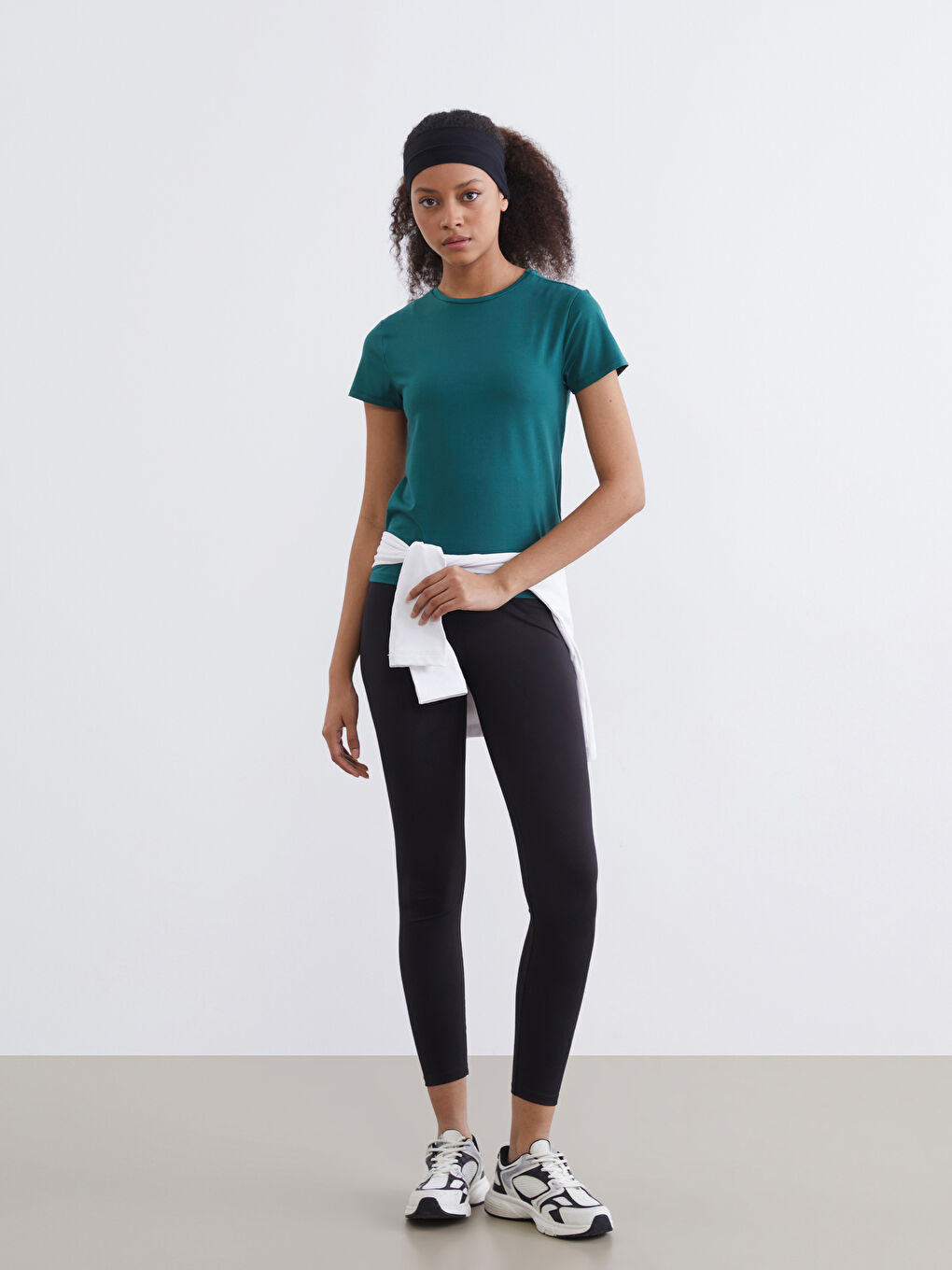 Crew Neck Soft Touch Women's Sports T-Shirt-1