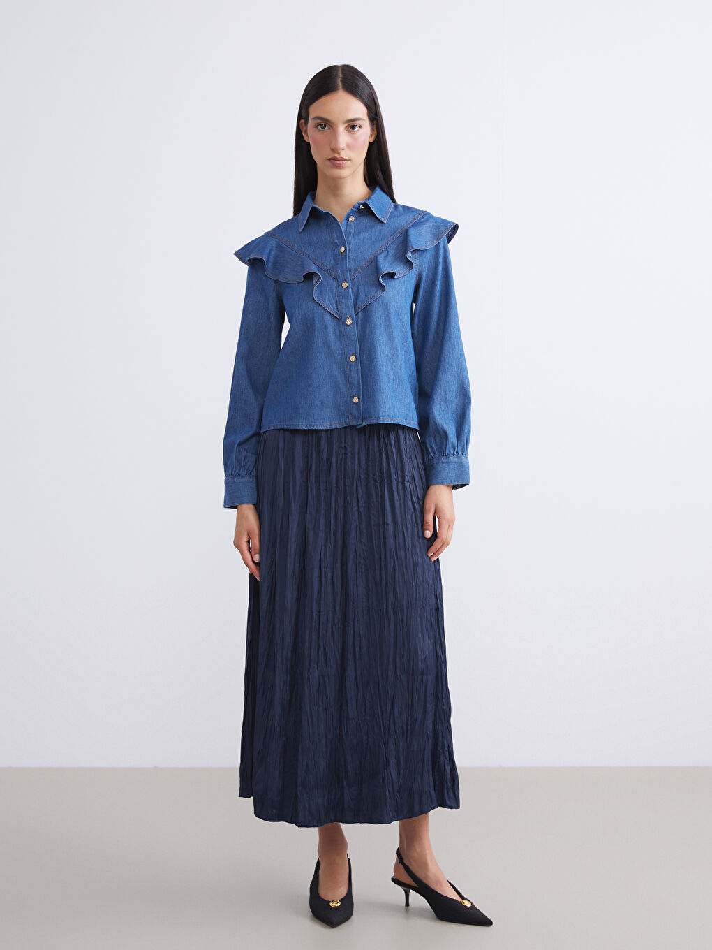 Woman INDIGO Shirt-1