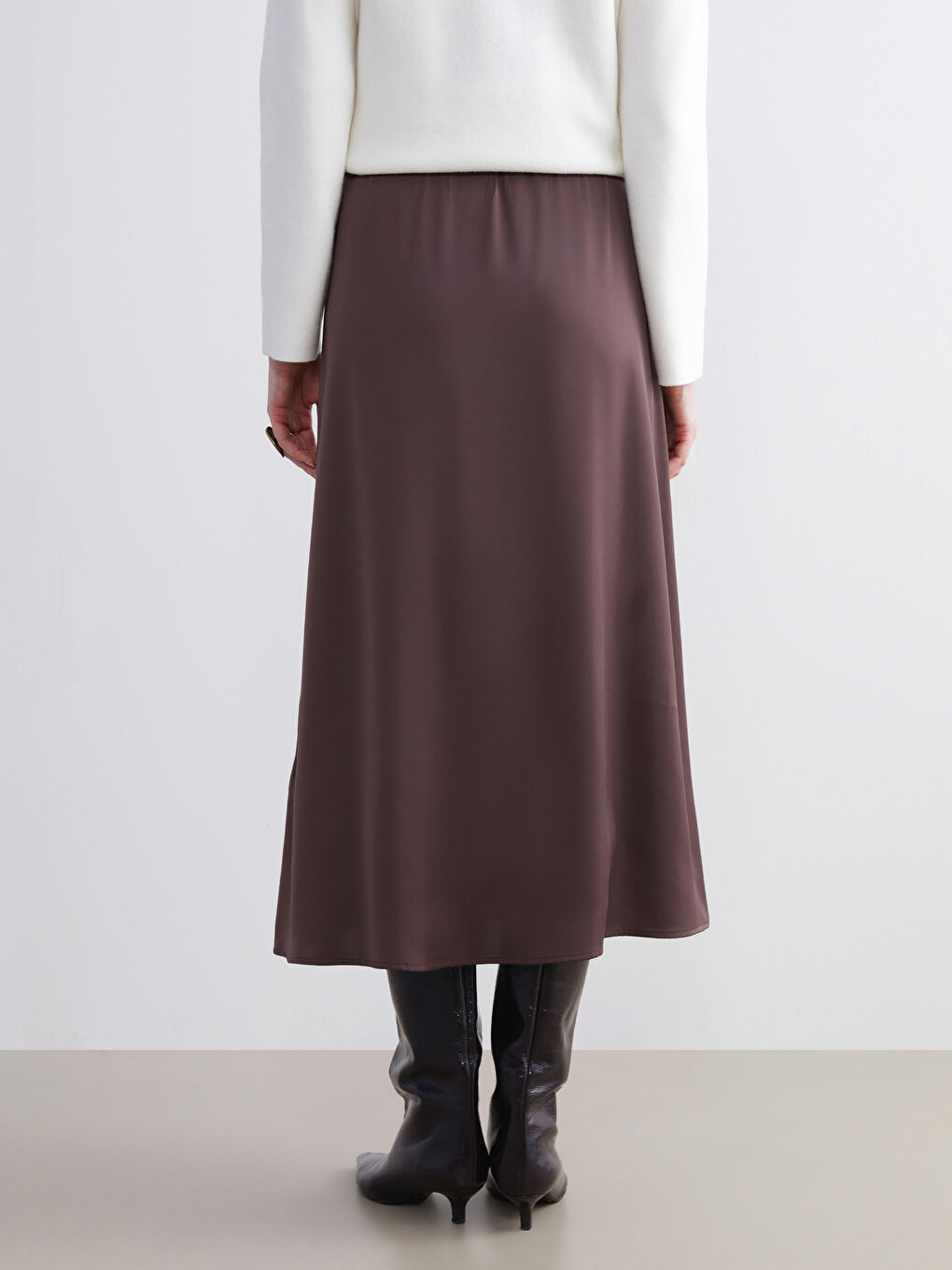 Woman BROWN Skirt-3
