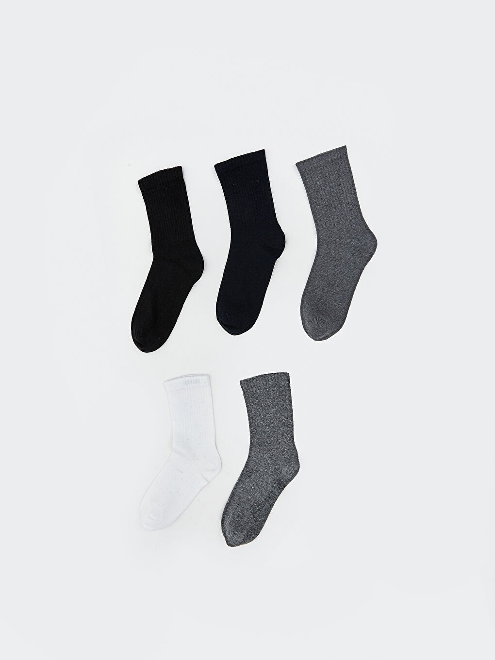 Karışık Basic Erkek Çocuk Soket Çorap 5'li