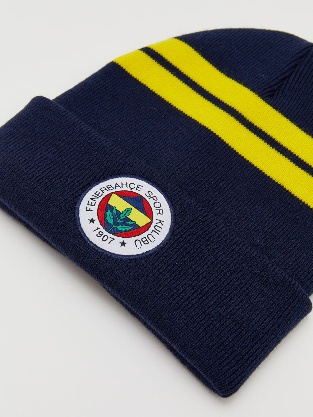 Lacivert Fenerbahçe Nakışlı Erkek Çocuk Atkı Bere Eldiven-2